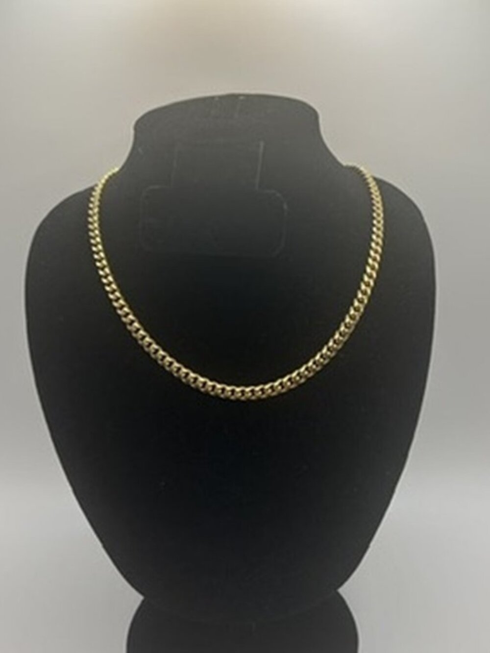 Cuban Chain Real Gold Stainless Steel Plated 5mm 20 Inch Durable Waterproof